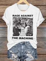 Women's  Portland Frog Resist  Printed Casual T-Shirt