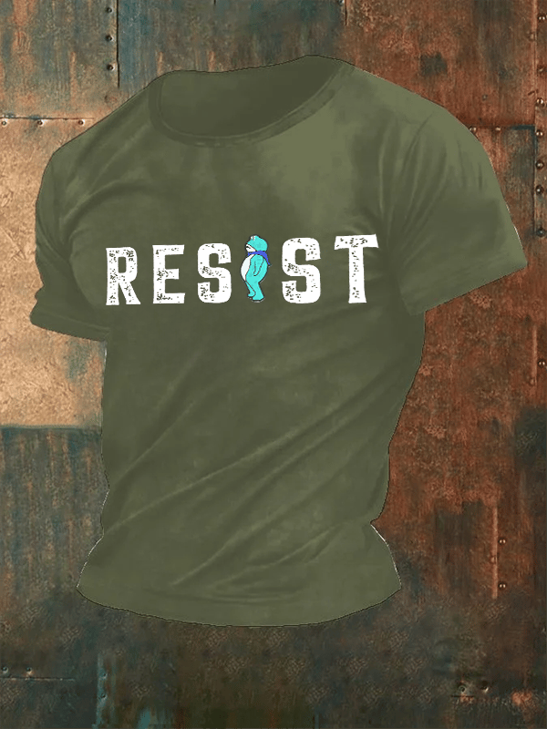 Men's  Portland Frog resist Print T-Shirt