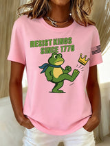 Women's Casual Resistance Frog T-Shirt