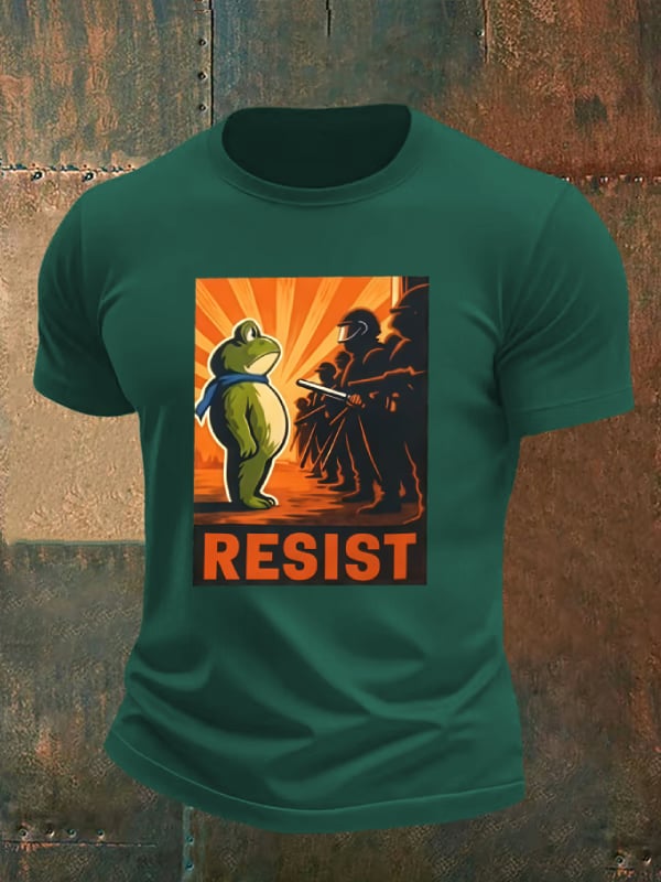 Men's  Portland Frog Resist  Print T-shirt