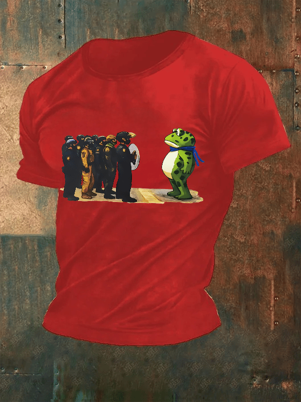 Men's  Portland Frog print T-Shirt