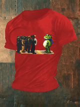Men's  Portland Frog print T-Shirt