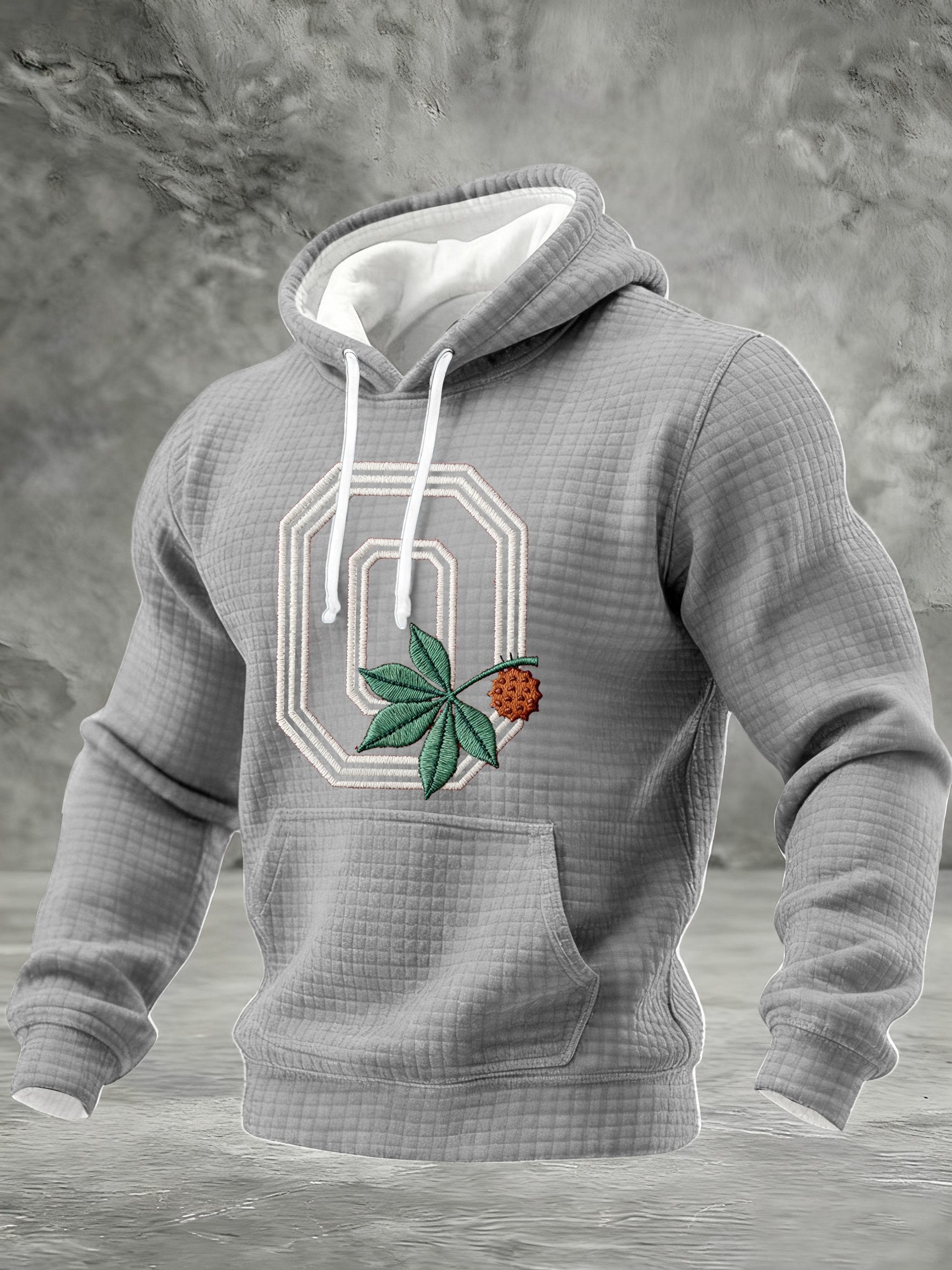 Men's Casual Football Print Sweatshirt