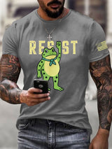 Men's FDT Portland Frog Protest Rage Against The Machine Print T-Shirt