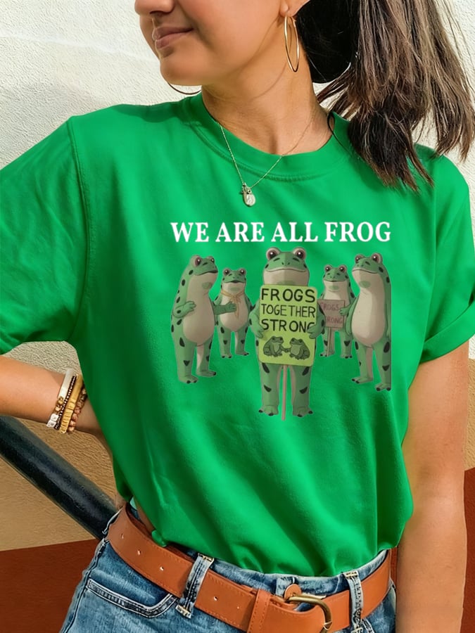 Women's Casual Resistance Frog T-Shirt