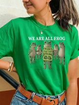 Women's Casual Resistance Frog T-Shirt