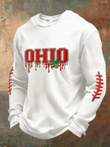 Men'S Casual Rugby Print T-Shirt