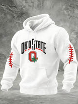 Men's Casual Rugby Print Sweatshirt