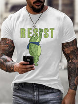 Men's FDT Portland Frog Protest Rage Against The Machine Print T-Shirt