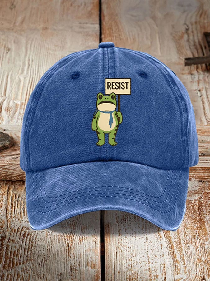 Unisex Portland Frog print hat
