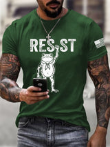 Men's FDT Portland Frog Protest Rage Against The Machine Print T-Shirt
