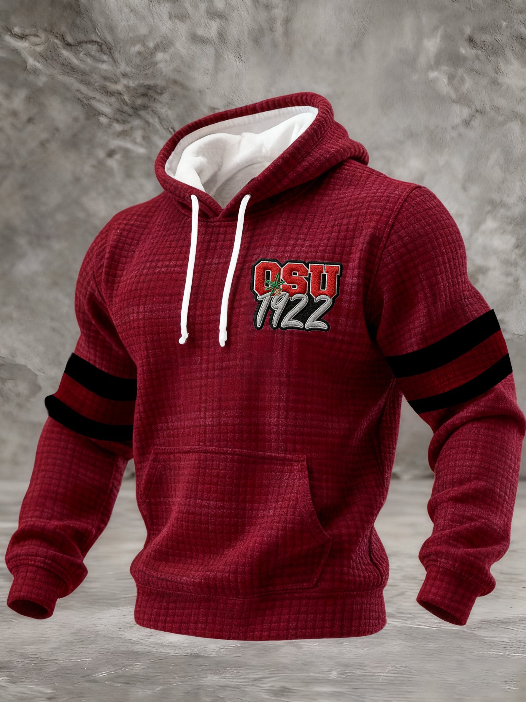 Men's Casual Football Print Sweatshirt