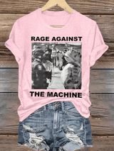 Women's  Portland Frog Resist  Printed Casual T-Shirt