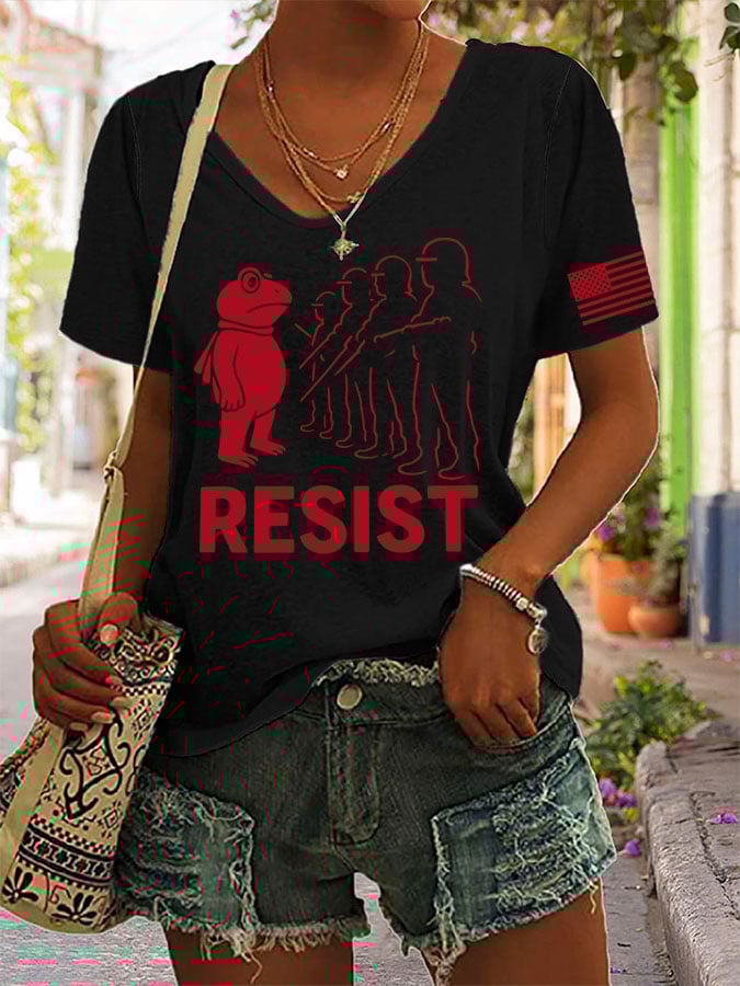 Women's casual Portland Frog  T-shirt