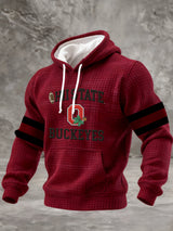 Men's Casual Rugby Print Sweatshirt