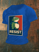 Men's  Portland Frog Art resist Print Casual T-Shirt