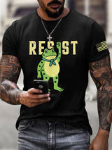Men's FDT Portland Frog Protest Rage Against The Machine Print T-Shirt