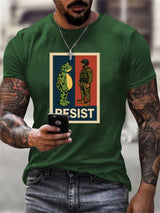 Men's FDT Portland Frog Protest Rage Against The Machine Print T-Shirt