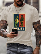 Men's FDT Portland Frog Protest Rage Against The Machine Print T-Shirt