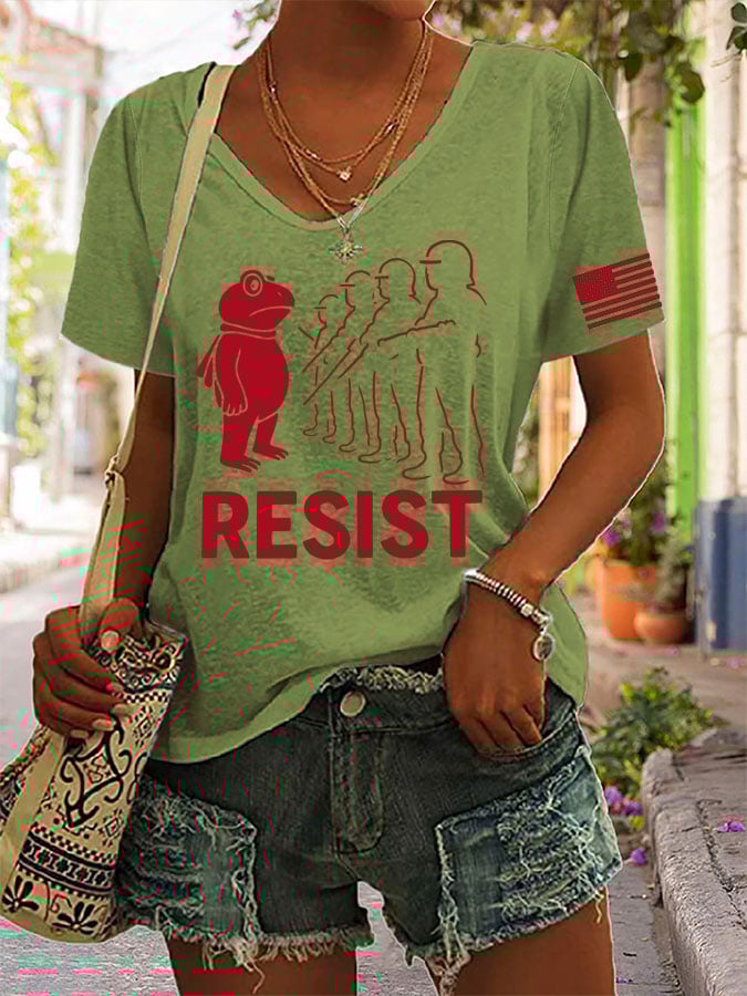 Women's casual Portland Frog  T-shirt