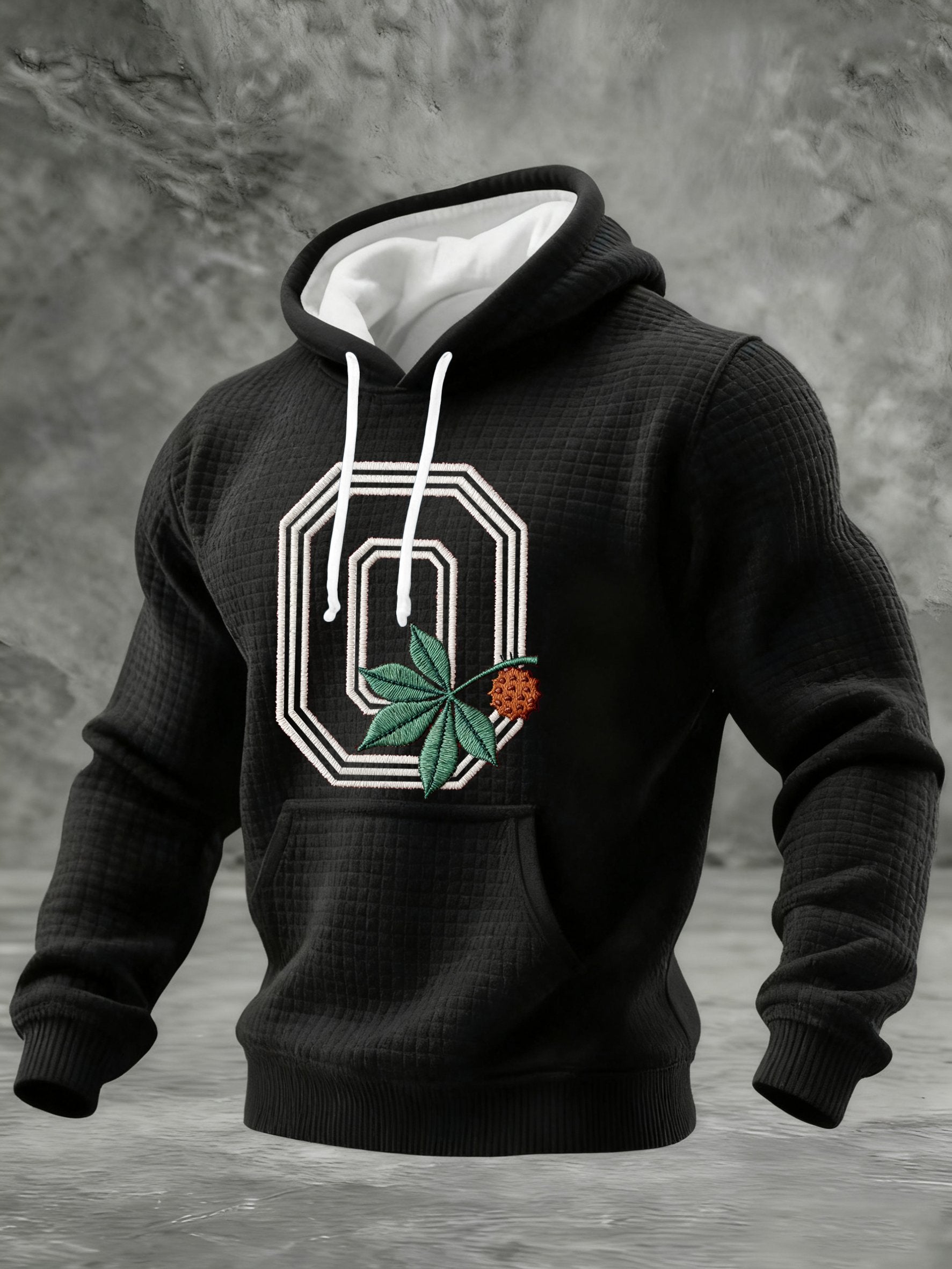 Men's Casual Football Print Sweatshirt