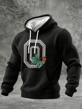 Men's Casual Football Print Sweatshirt