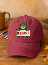 RESIST Print Vintage Baseball Cap