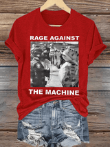 Women's  Portland Frog Resist  Printed Casual T-Shirt
