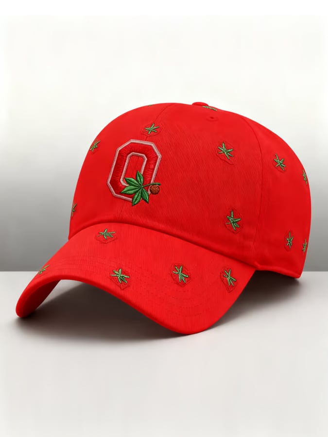 Men's and women's casual rugby print hats