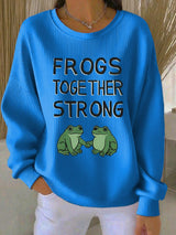 Women's  Frogs Together Strong Sweatshirt