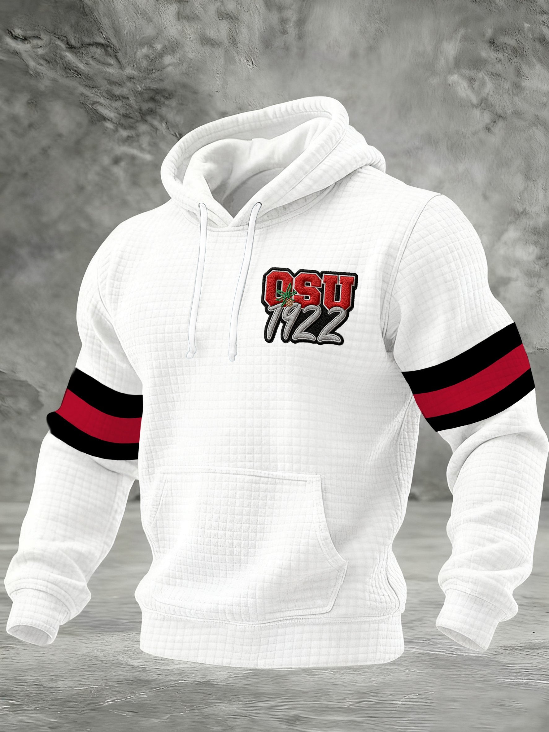 Men's Casual Football Print Sweatshirt