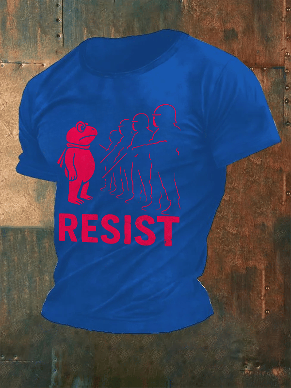Men's  Portland Frog resist Print T-Shirt
