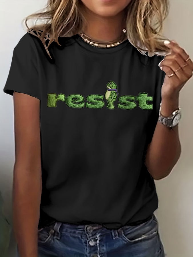 Women's Resist Frog T-Shirt