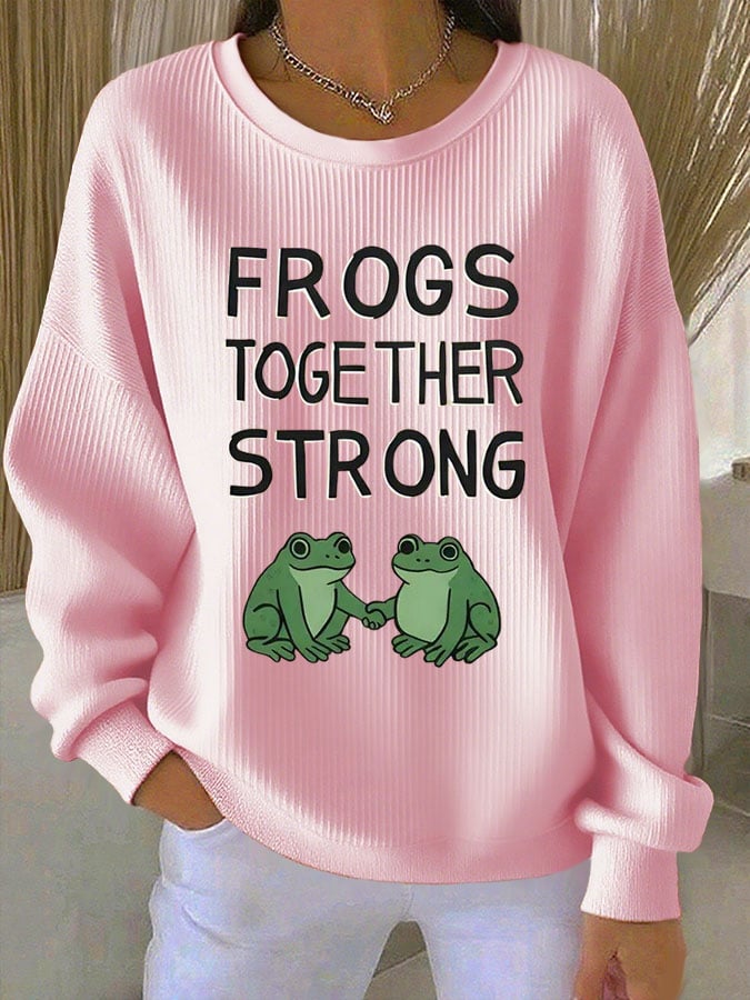 Women's  Frogs Together Strong Sweatshirt