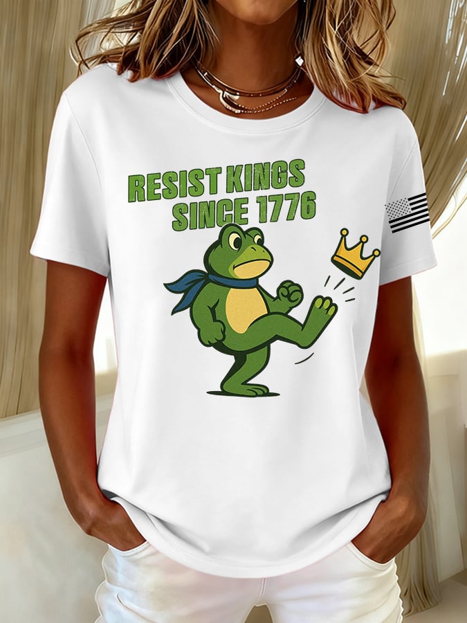 Women's Casual Resistance Frog T-Shirt