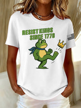 Women's Casual Resistance Frog T-Shirt
