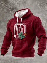 Men's Casual Football Print Sweatshirt