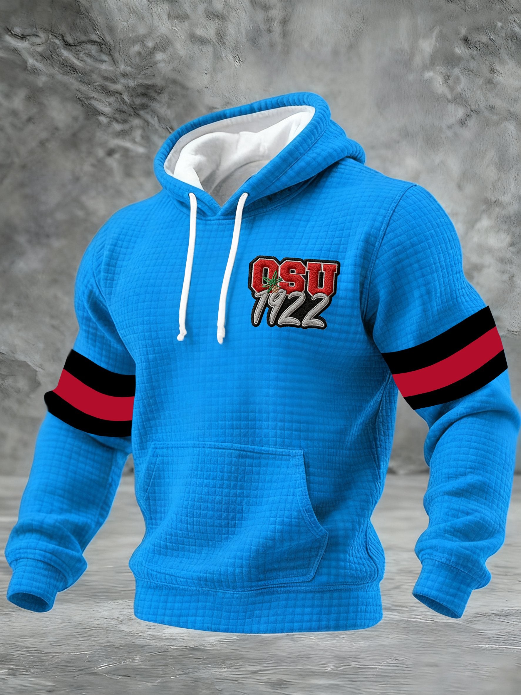 Men's Casual Football Print Sweatshirt