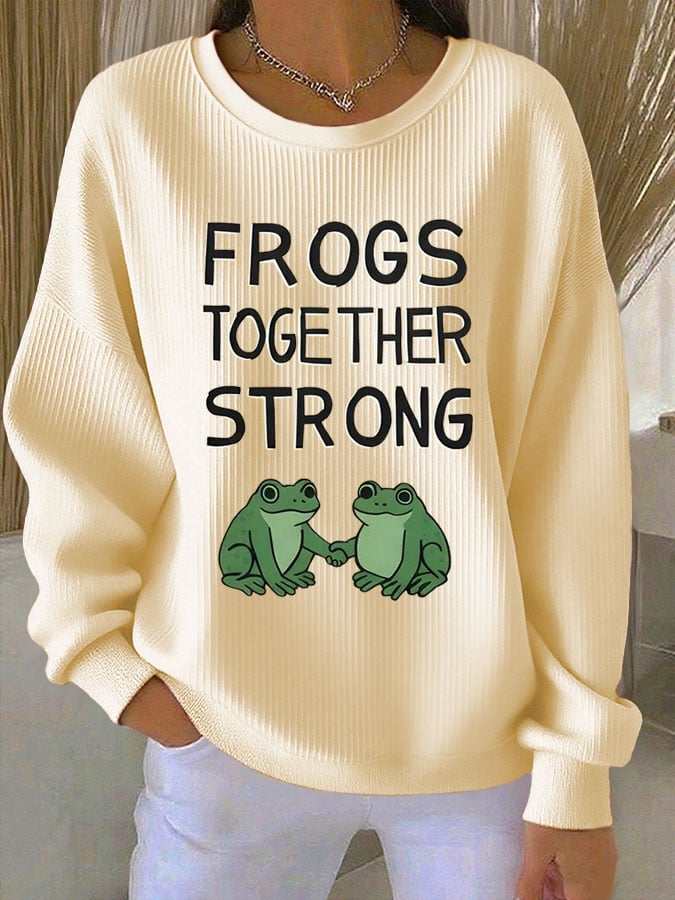 Women's  Frogs Together Strong Sweatshirt