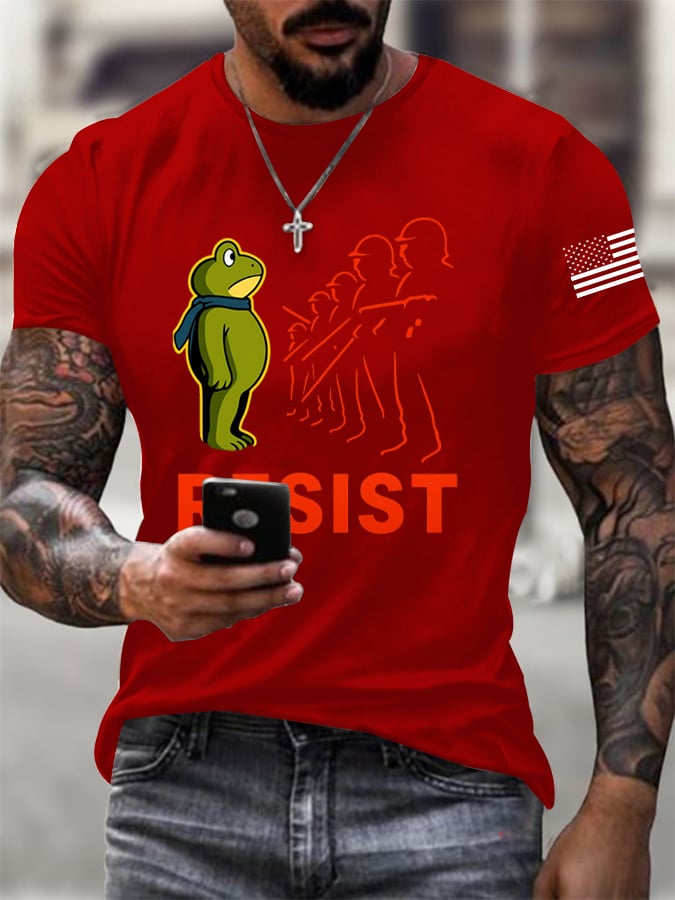 Men's FDT Printed Casual T-shirt