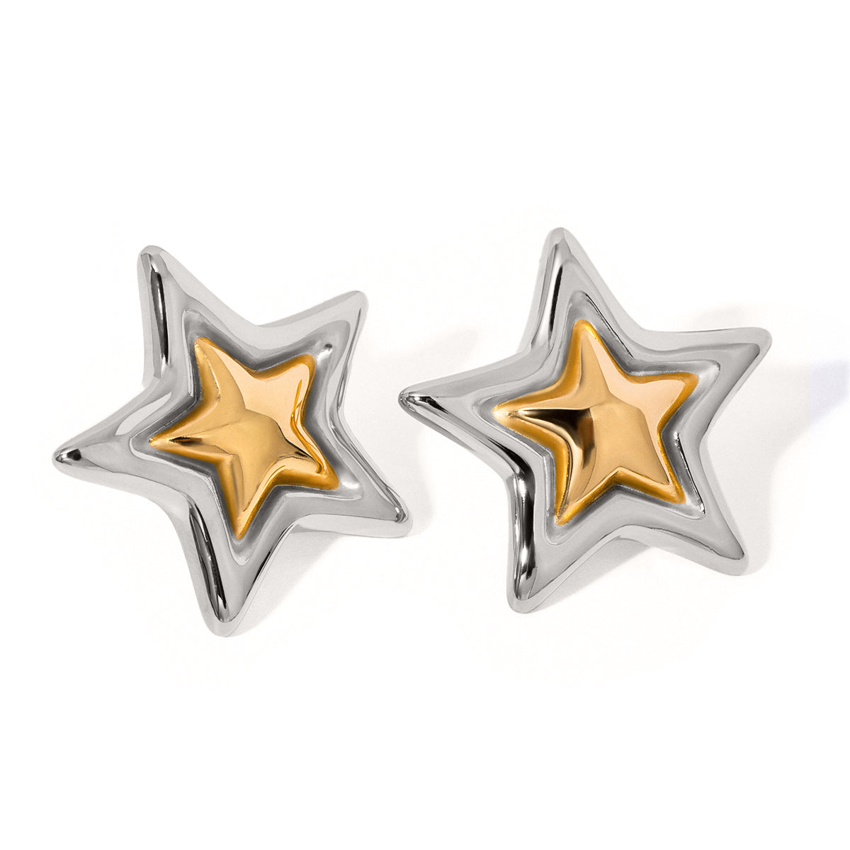 Gilded Star Earrings