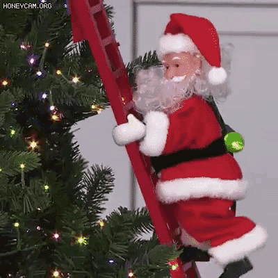 Early Christmas Sale!! Electric Climbing Santa- Limited Edition