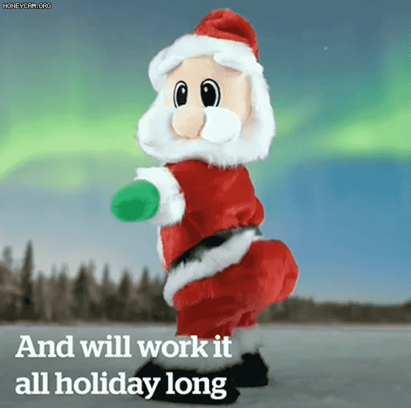 CrazyClaus -Dancing Santa Doll