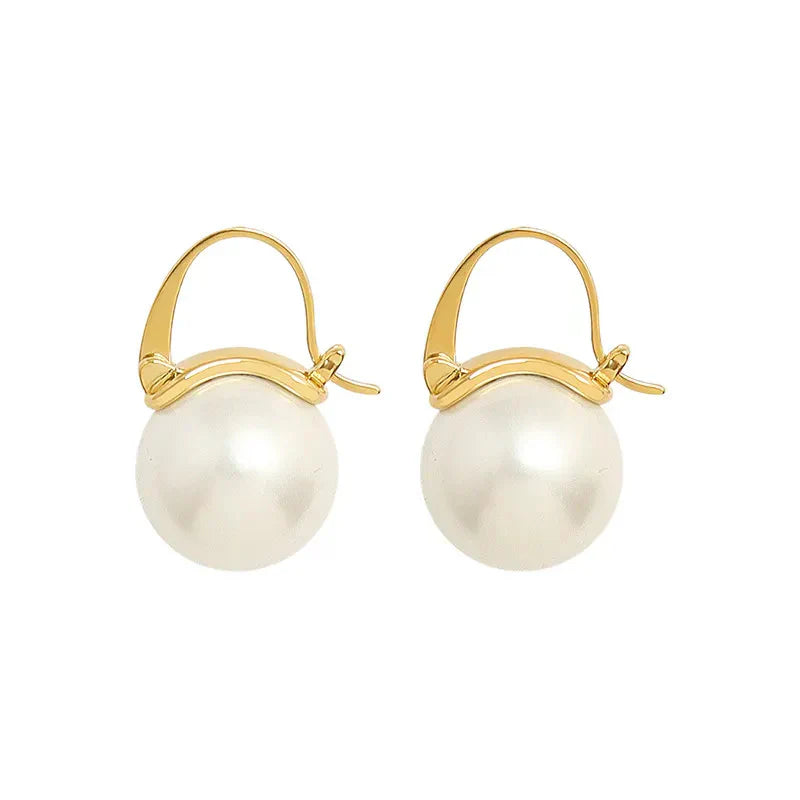 Swirl Pearl Earrings