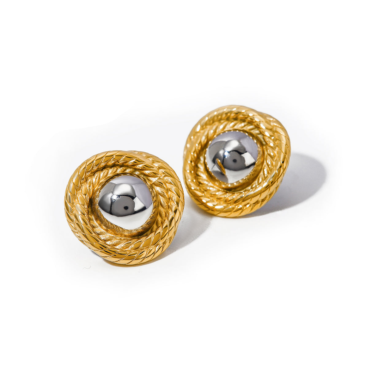 The Golden Knot Earrings