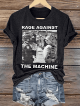Women's  Portland Frog Resist  Printed Casual T-Shirt