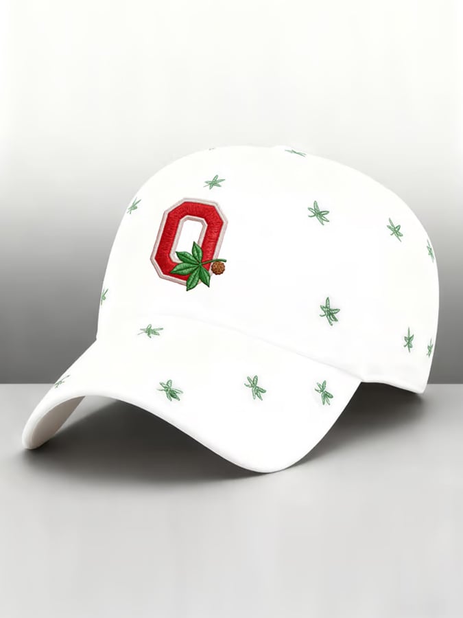 Men's and women's casual rugby print hats