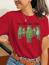 Women's Casual Resistance Frog T-Shirt