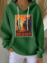 Women'S Frog Casual Hoodie Sweatshirt