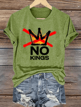 Women's America has No Kings Printed Casual T-Shirt